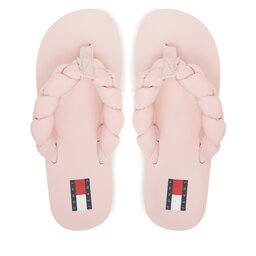 Tommy Jeans Šlepetės per pirštą Tommy Jeans Braided Thong Beach Sandal EN0EN02877 Rožinė