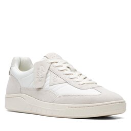 Clarks Félcipő Clarks CraftRally Ace White/White