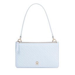 Tommy Hilfiger Дамска чанта Tommy Hilfiger Th Refined Shoulder Bag Mono AW0AW15975 Светлосиньо