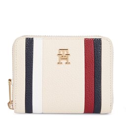 Tommy Hilfiger Cartera grande para mujer Tommy Hilfiger Th Emblem Med Za Corp AW0AW15118 AA8