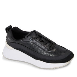 Calvin Klein Sneakers Calvin Klein Intern Wedge Lace Up - Epi Mono HW0HW01663 Ck Black BEH