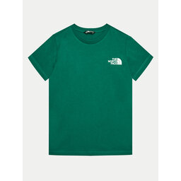 The North Face The North Face Póló Redbox NF0A89VT Zöld Regular Fit