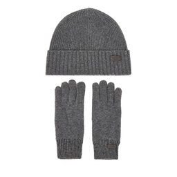 Barbour Set di Cappello e Guanti Barbour Carlton MGS0091GY15 Grigio