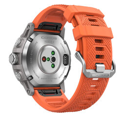 

Смарт годинник Coros Vertix 2 WVTX2-SVR Silver/Lava, Оранжевий