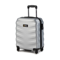 National Geographic Valiză Mică Rigidă National Geographic Arete N135HA.49.23 Silver