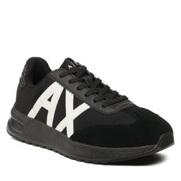 Armani Exchange Sneakersy Armani Exchange XUX071 XV527 M217 Black/Black/Off Whit