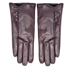 Semi Line Guanti da donna Semi Line P8288-1 Bordeaux