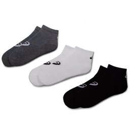 Asics Lot de 3 paires de chaussettes basses unisexe Asics 3PPK Quarter Sock 155205 Gris