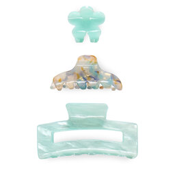 ONLY Set di 3 fermagli per capelli ONLY 15340115 Blu