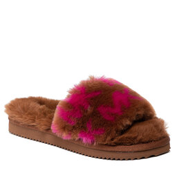 MICHAEL Michael Kors Chaussons MICHAEL Michael Kors Janis Slide 40R2JAFA2D Luggage