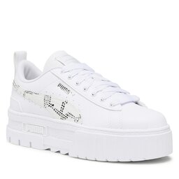Puma Sneakersy Puma Mayze Snake Jr 392917 01 Puma White/Feather Gray