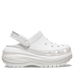 Crocs Şlapi Crocs Mega Crush Clog 207988 Alb