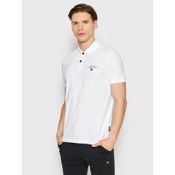 Napapijri Napapijri Polo Elbas NP0A4GDL Λευκό Regular Fit