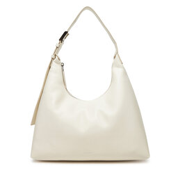 Calvin Klein Torebka Calvin Klein Hardware Strap Hobo Shoulder Bag K60K613031 Biały