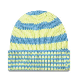 New Era Czapka New Era Stripe Knit Bean 60565458 Niebieski