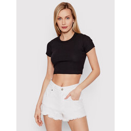 JJXX JJXX Marškinėliai Florie 12217164 Juoda Slim Fit