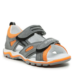 Bartek Sandaler Bartek 16176 009 Szary/Pomarańcz