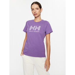 Helly Hansen Helly Hansen Футболка Logo 34112 Фіолетовий Regular Fit
