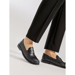 Coach Mokassins Coach Jolene Lthr Loafer CK017 Schwarz