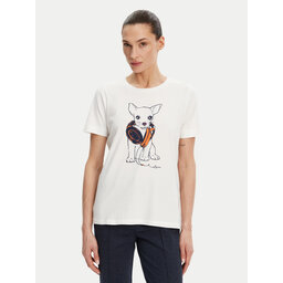 Olsen Olsen Marškinėliai 11105029 Balta Slim Fit