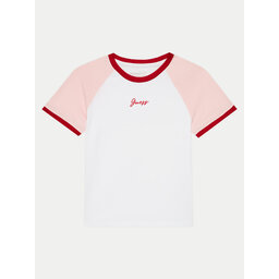Guess Guess Póló J4YI15 K6YW4 Fehér Boxy Fit