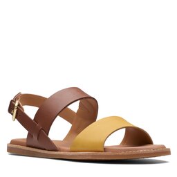 Clarks Sandály Clarks Karsea Strap 26171873 Tan Combi