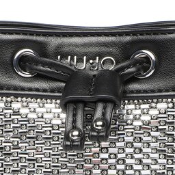 

Сумка Liu Jo Xs Drawstring AA3345 T0426 Nero 22222, Срібний