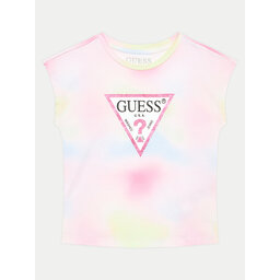 Guess Guess Marškinėliai K4YI09 K6YW3 Spalvota Boxy Fit