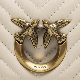 

Сумка Pinko Love Click Mirco AL 23-24 PCPL 100069 A0GK White Z14Q, Écru