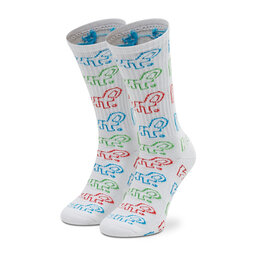 HUF Чорапи дълги мъжки HUF Drop Out SK00641 r. OS White