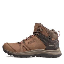 

Трекінгові черевики Keen Terradora II Leather Mid Wp 1023728 Brindle/Redwood, Коричневий