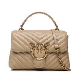 Pinko Geantă Pinko Love Lady Puff Mini Cl PE 23 PLTT 100044 A0GK Light Beig D28Q