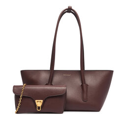 Coccinelle Handtasche Coccinelle T8A Coccinelle Double Beat E1 T8A 11 03 01 Dunkelrot