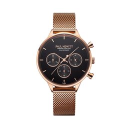 Paul Hewitt Laikrodis Paul Hewitt Oceanpulse PH-W-0306 Rose Gold/Black