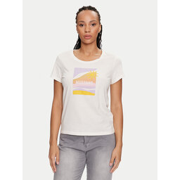 Mustang Mustang T-Shirt Alma 1015163 Écru Regular Fit