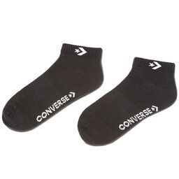 

Набір 3 пар низьких шкарпеток unisex Converse E746B-3010 Чорний