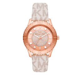 Michael Kors Ceas Michael Kors Runway MK6980 White/Rose Gold