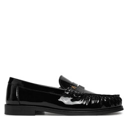 Tommy Hilfiger Loafersy Tommy Hilfiger Loafer Mit Label-Detail FW0FW08565 Černá