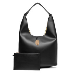 Calvin Klein Jeans Handtasche Calvin Klein Jeans Stone Lock Slouchy Large Shoulde LV04K3149G Schwarz