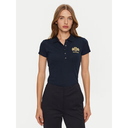 Tommy Hilfiger Tommy Hilfiger Pólóing Varsity WW0WW43931 Sötétkék Slim Fit
