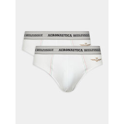 Aeronautica Militare Aeronautica Militare 2er-Set Slips AM1USL002 Weiß