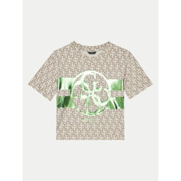Guess Guess T-Shirt J5RI04 K6YW4 Μπεζ Regular Fit