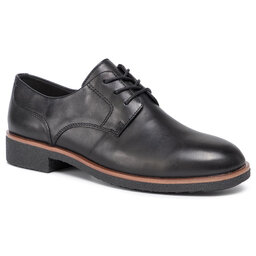 Clarks Oxford Schuhe Clarks Griffin Lane 261431134 Black Leather