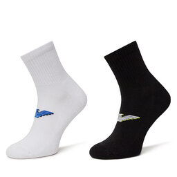 Emporio Armani Комплект 2 чифта къси чорапи мъжки Emporio Armani EM000540 AF12299 MC001 Черен