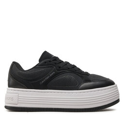 Calvin Klein Jeans Tenisice Calvin Klein Jeans Bold Platf Low Lace Mix In Mtl YW0YW01471 Crna