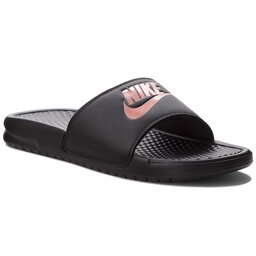 Nike Pantoletten Nike Benassi Jdi 343881 007 Black/Rose Gold