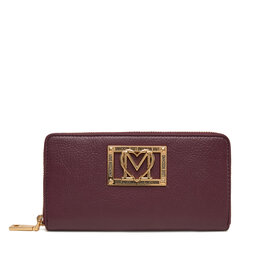 LOVE MOSCHINO Veliki ženski novčanik LOVE MOSCHINO JC5603PP1NLI0552 Tamnocrvena