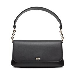 DKNY Handväska DKNY The Village Shoulder R33GKY46 Blk/Gold BGD