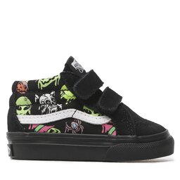 

Снікерcи Vans Sk8-Mid Reissue VN0A5DXDBG91 Trippy Drip Black/Glow, Чорний