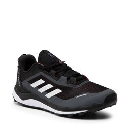 adidas Boty adidas Terrex Agravic Flow K FX4101 Core Black/Crystal White/Solar Red